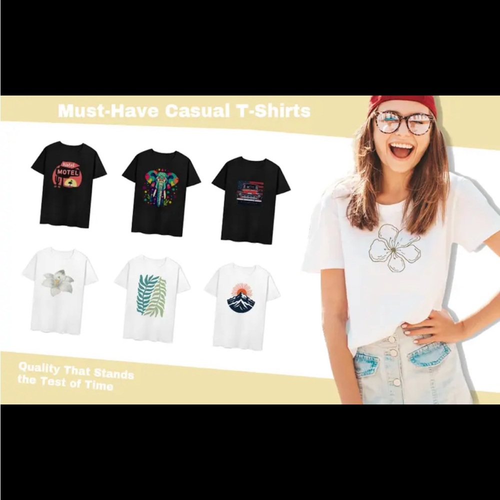 Black Graphic Short Sleeve Tee - Picture 5 of 7